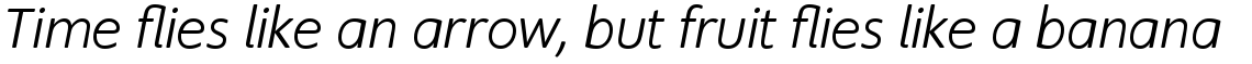 Supra Rounded Light Italic