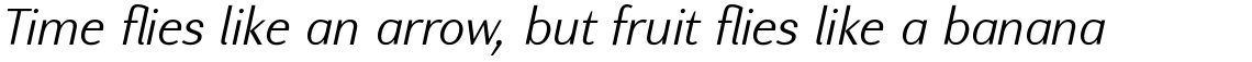 Nic Light Italic