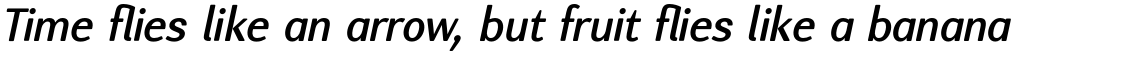 Nic DemiBold Italic Rounded